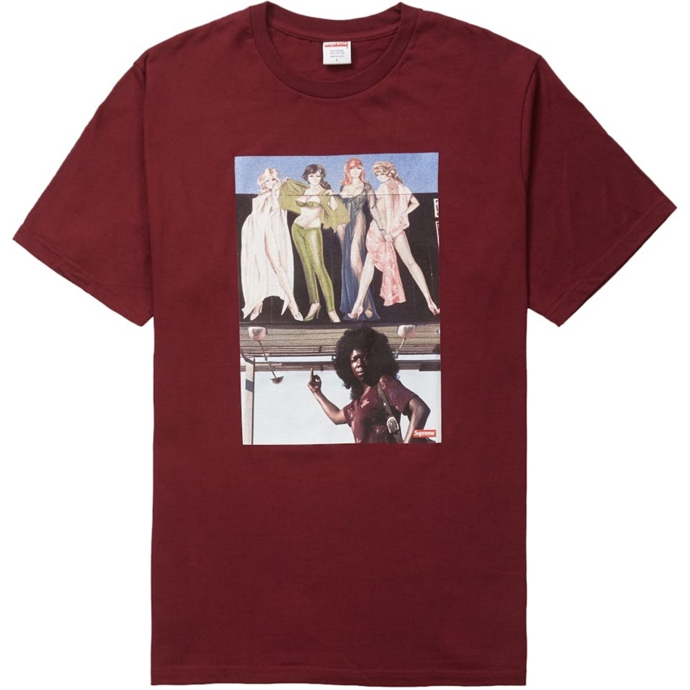 Supreme American Picture Tee - Burgundy